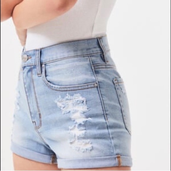 pacsun distressed jean shorts - Picture 2 of 4